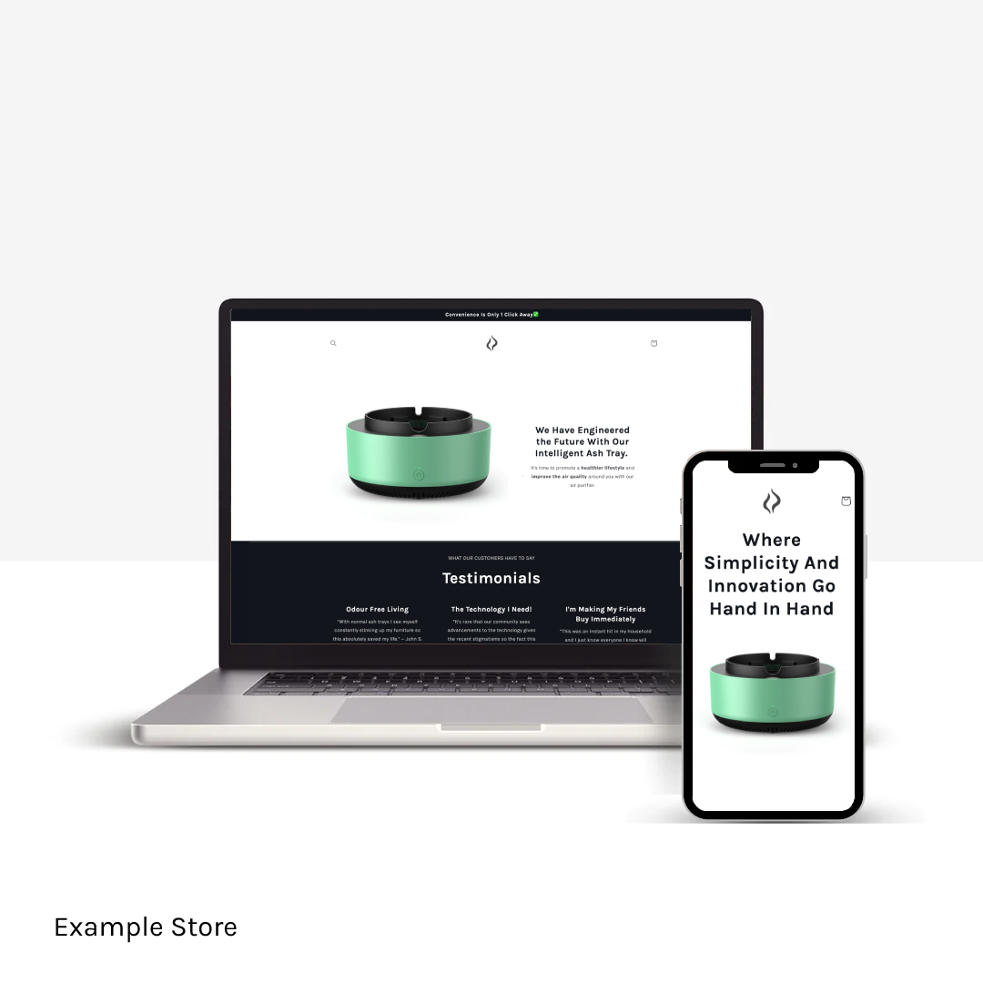 Example Beckett branded one product store